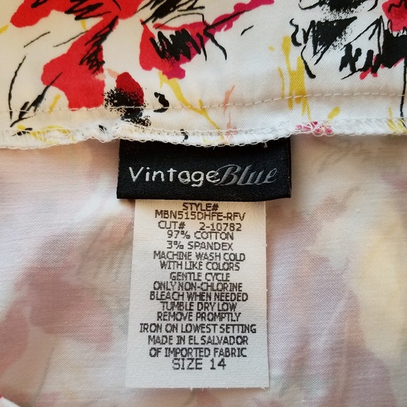 VINTAGE BLUE 90's Red Raspberry & White Full Skirt - Picture 6 of 6